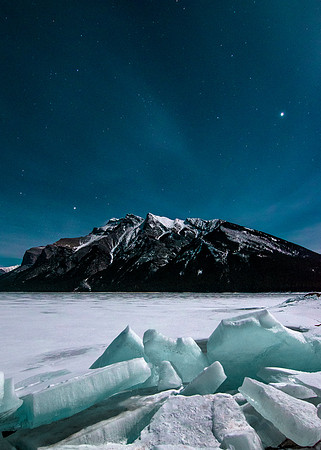 Moonlit Minnewanka