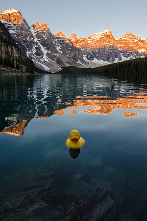 Rubber Ducky thinks the Photographer probably should have slept before coming here at dawn.